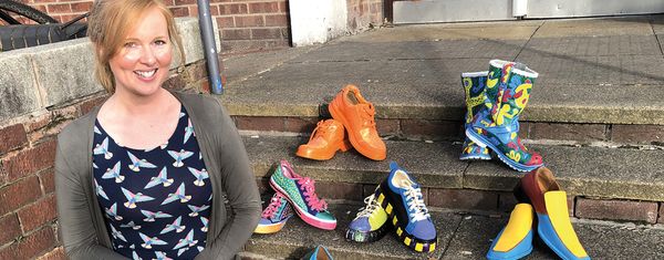 Decorated shoes help homeless put best foot forward with mental health