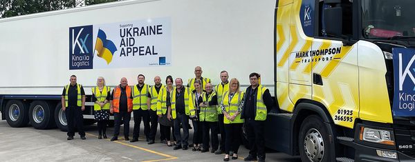 Kinaxia sends 10 tonnes of aid to Ukrainian refugees