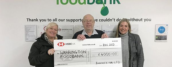 Food Bank receives £4,000 donation from chemical company - Warrington Chamber of Commerce