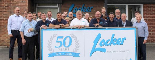 Locker Heatshielding wire mesh company celebrating 50 years in business